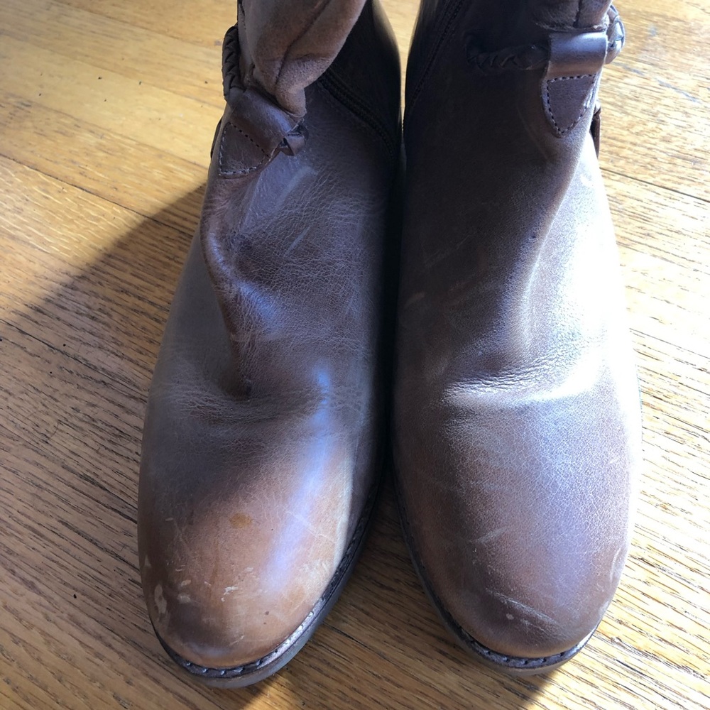 Matisse Brown Leather Knee High Boots